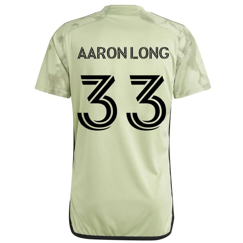 Danxen Dětské Aaron Long #33 Světle Zelená Daleko Hráčské Dresy 2024/25 Dres