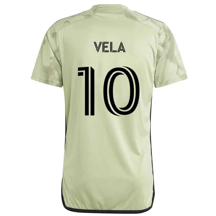 Danxen Dětské Carlos Vela #10 Světle Zelená Daleko Hráčské Dresy 2024/25 Dres