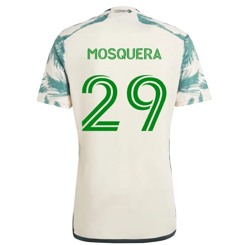 Danxen Dětské Juan Mosquera #29 Béžová Hnědá Daleko Hráčské Dresy 2024/25 Dres