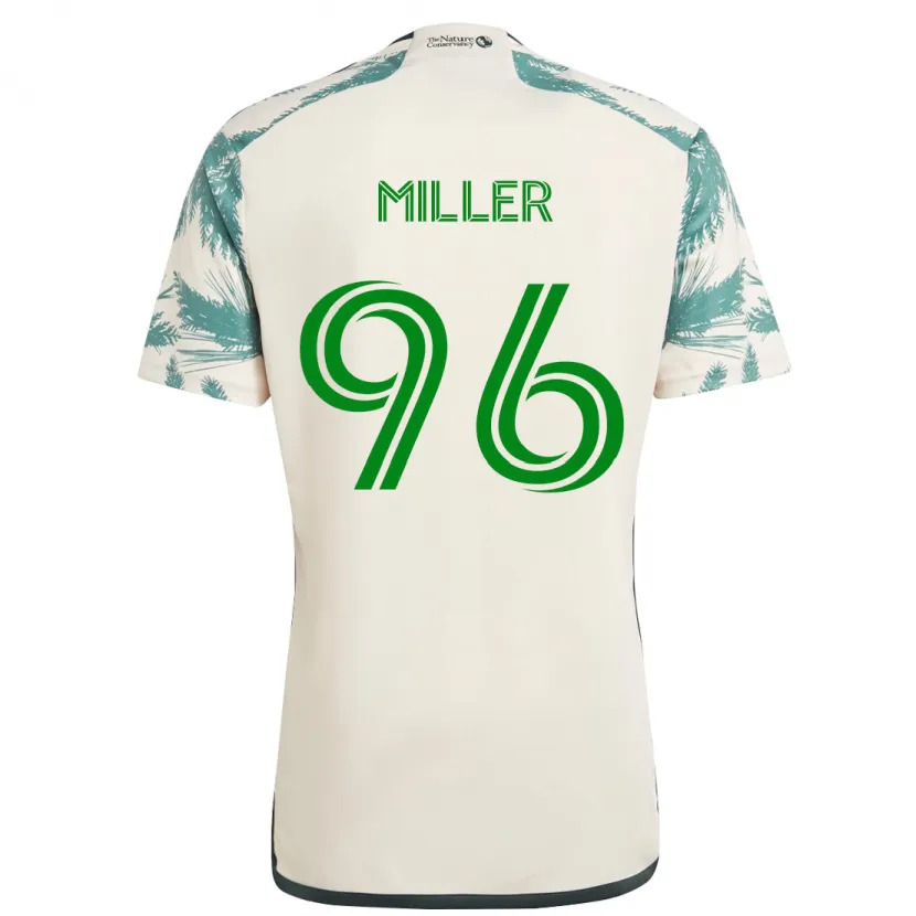 Danxen Dětské Carver Miller #96 Béžová Hnědá Daleko Hráčské Dresy 2024/25 Dres