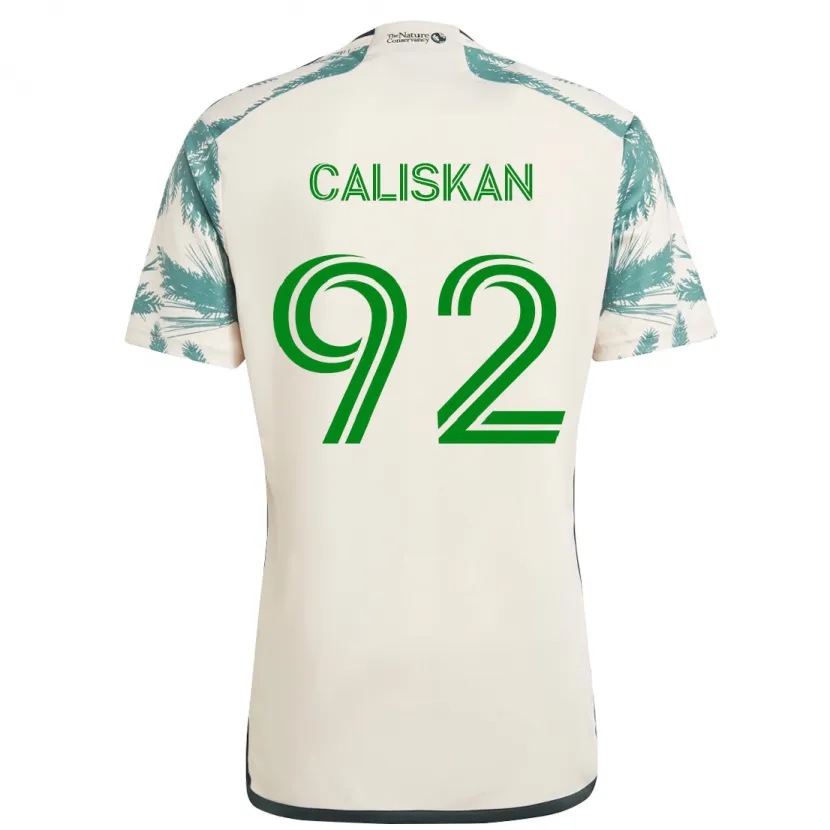 Danxen Dětské Noel Caliskan #92 Béžová Hnědá Daleko Hráčské Dresy 2024/25 Dres