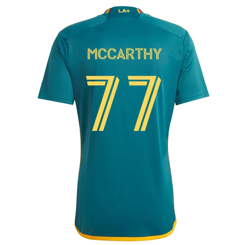 Danxen Dětské John Mccarthy #77 Zelená Žlutá Daleko Hráčské Dresy 2024/25 Dres