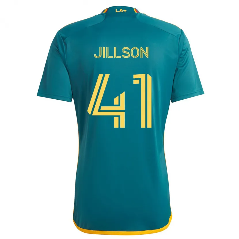 Danxen Dětské Simon Jillson #41 Zelená Žlutá Daleko Hráčské Dresy 2024/25 Dres