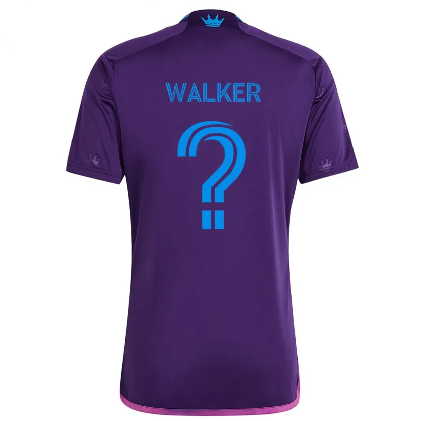 Danxen Dětské Isaac Walker #0 Fialová Modrá Daleko Hráčské Dresy 2024/25 Dres