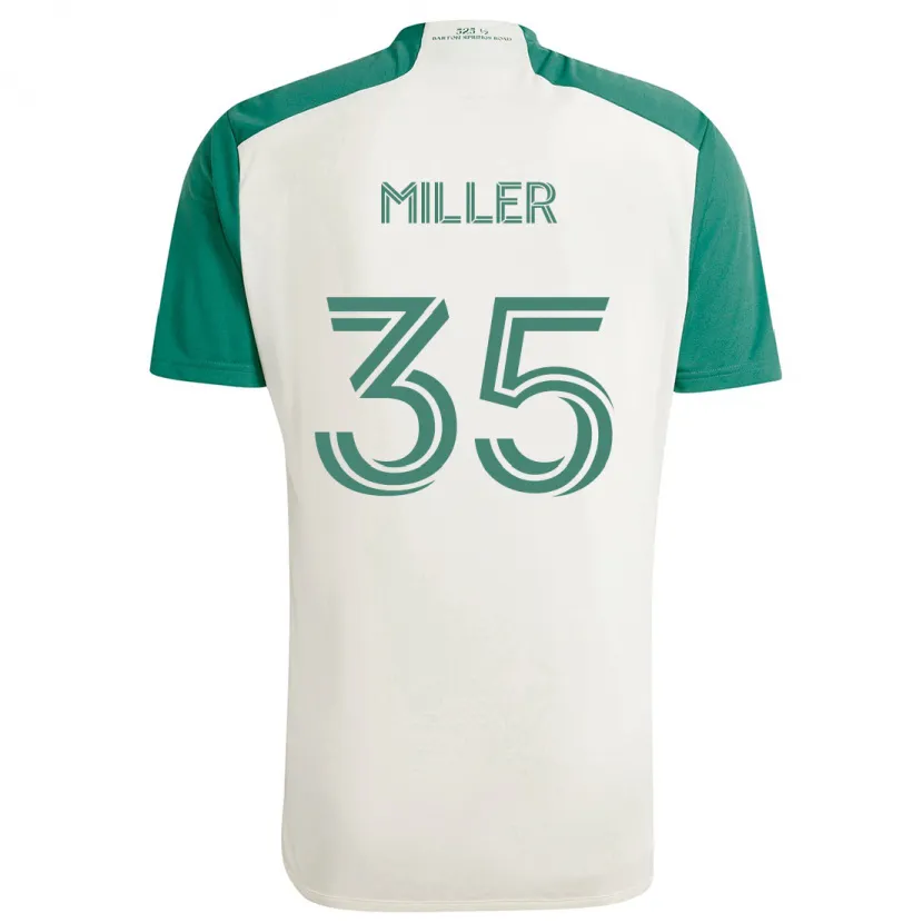 Danxen Dětské Mason Miller #35 Žluté Barvy Zelená Daleko Hráčské Dresy 2024/25 Dres