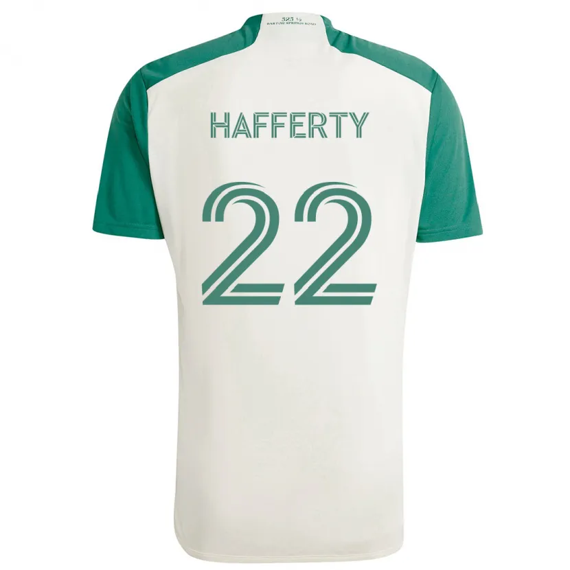 Danxen Dětské Joe Hafferty #22 Žluté Barvy Zelená Daleko Hráčské Dresy 2024/25 Dres