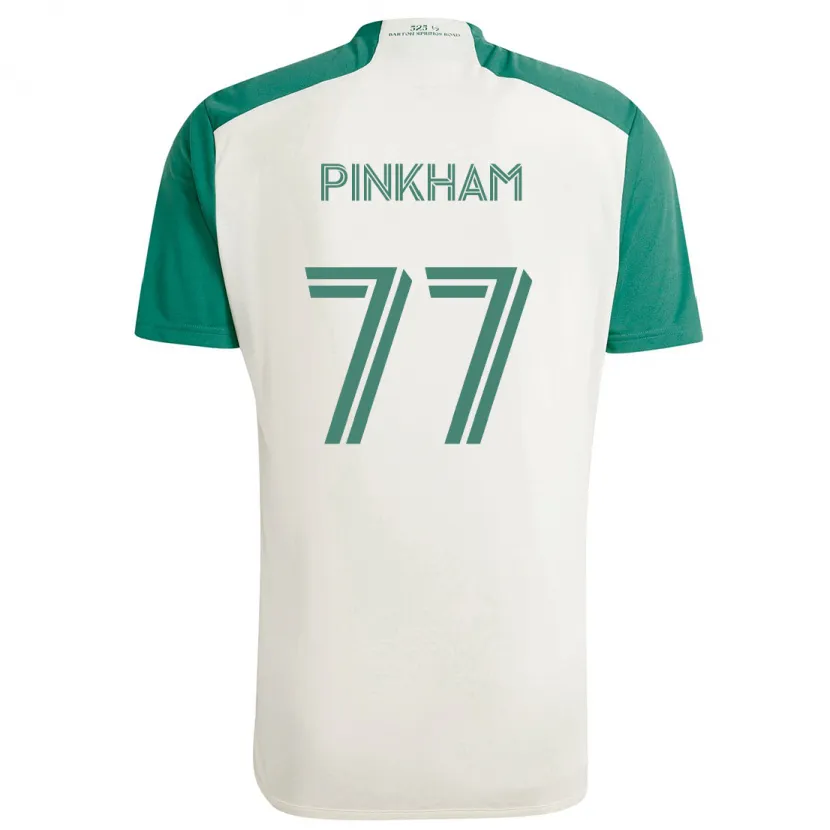 Danxen Dětské Chris Pinkham #77 Žluté Barvy Zelená Daleko Hráčské Dresy 2024/25 Dres