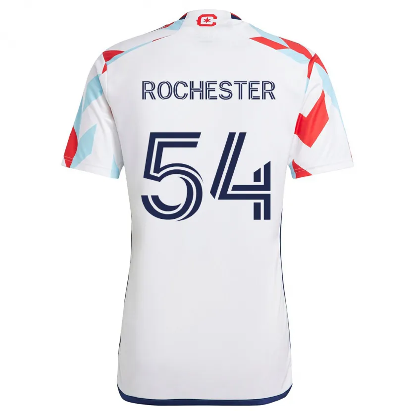 Danxen Dětské Lamonth Rochester #54 Bílá Červená Modrá Daleko Hráčské Dresy 2024/25 Dres