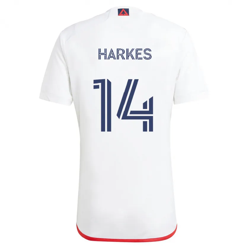 Danxen Dětské Ian Harkes #14 Bílá Červená Daleko Hráčské Dresy 2024/25 Dres