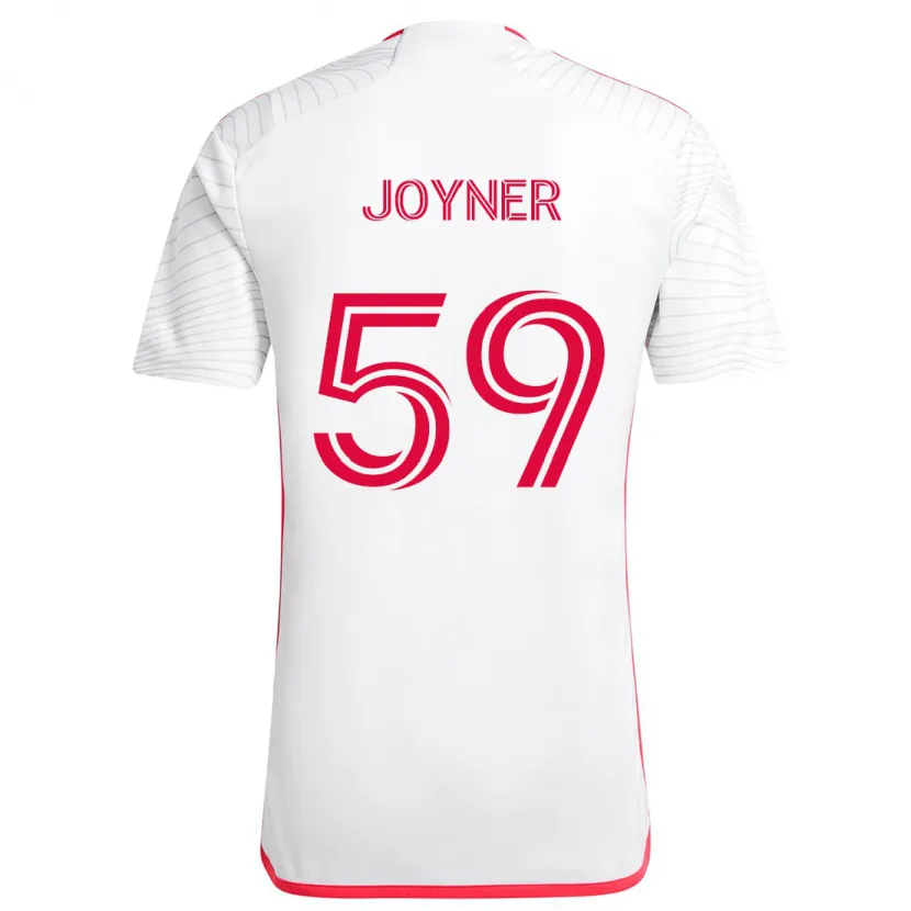 Danxen Dětské Mykhi Joyner #59 Bílá Červená Daleko Hráčské Dresy 2024/25 Dres