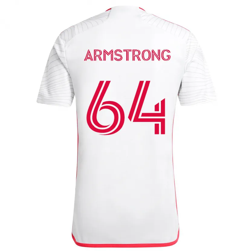 Danxen Dětské Dida Armstrong #64 Bílá Červená Daleko Hráčské Dresy 2024/25 Dres