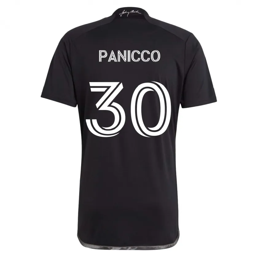 Danxen Dětské Elliot Panicco #30 Černá Daleko Hráčské Dresy 2024/25 Dres