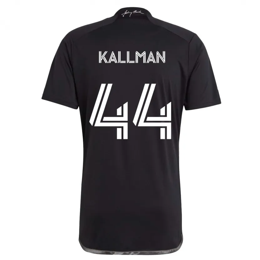 Danxen Dětské Brent Kallman #44 Černá Daleko Hráčské Dresy 2024/25 Dres