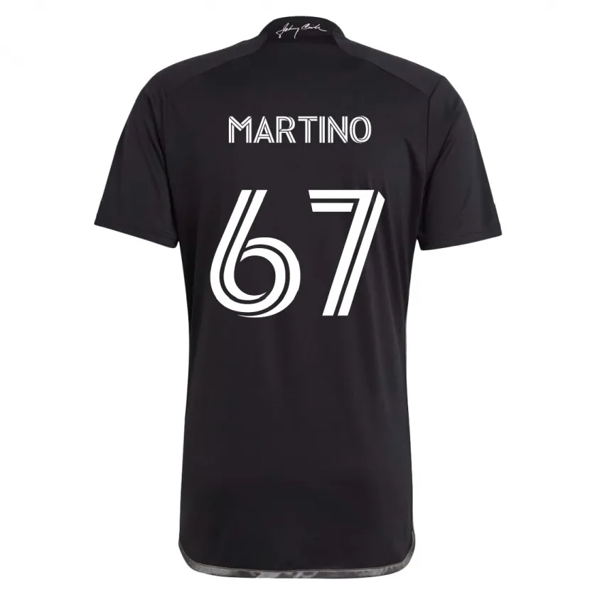 Danxen Dětské Ben Martino #67 Černá Daleko Hráčské Dresy 2024/25 Dres