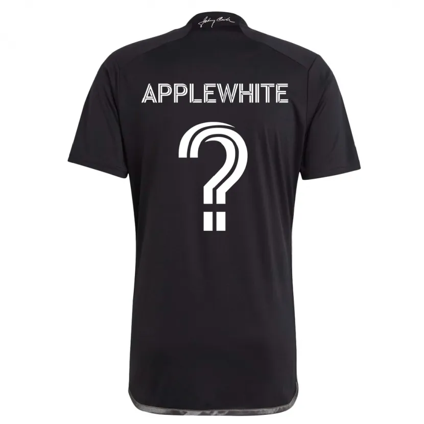 Danxen Dětské Christopher Applewhite #0 Černá Daleko Hráčské Dresy 2024/25 Dres