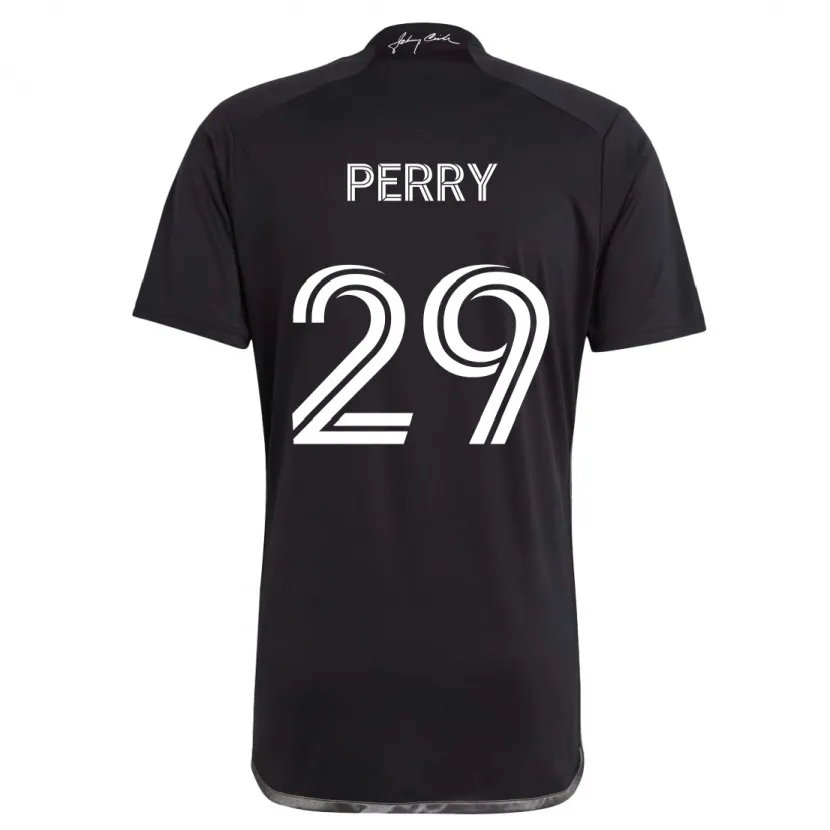 Danxen Dětské Nebiyou Perry #29 Černá Daleko Hráčské Dresy 2024/25 Dres