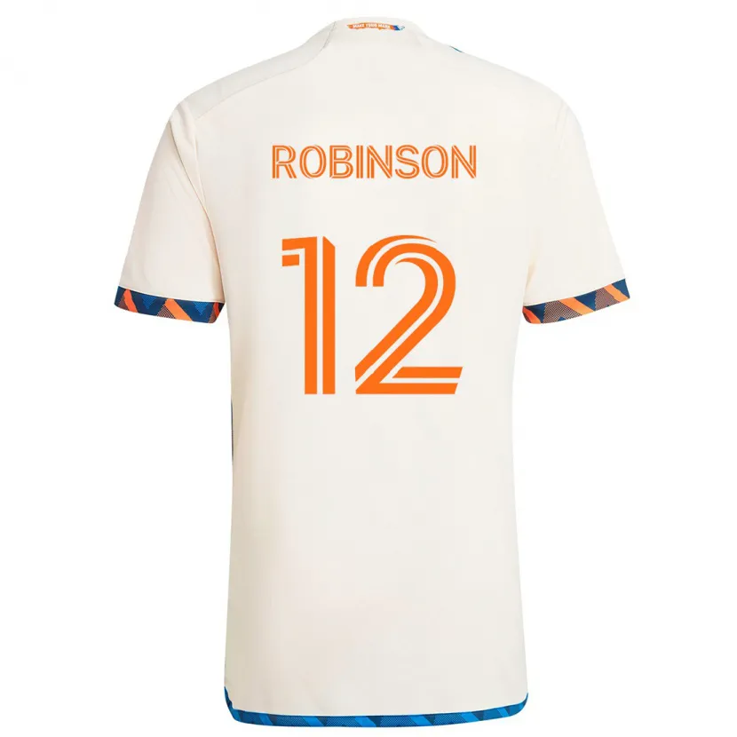 Danxen Dětské Miles Robinson #12 Bílá Oranžová Daleko Hráčské Dresy 2024/25 Dres