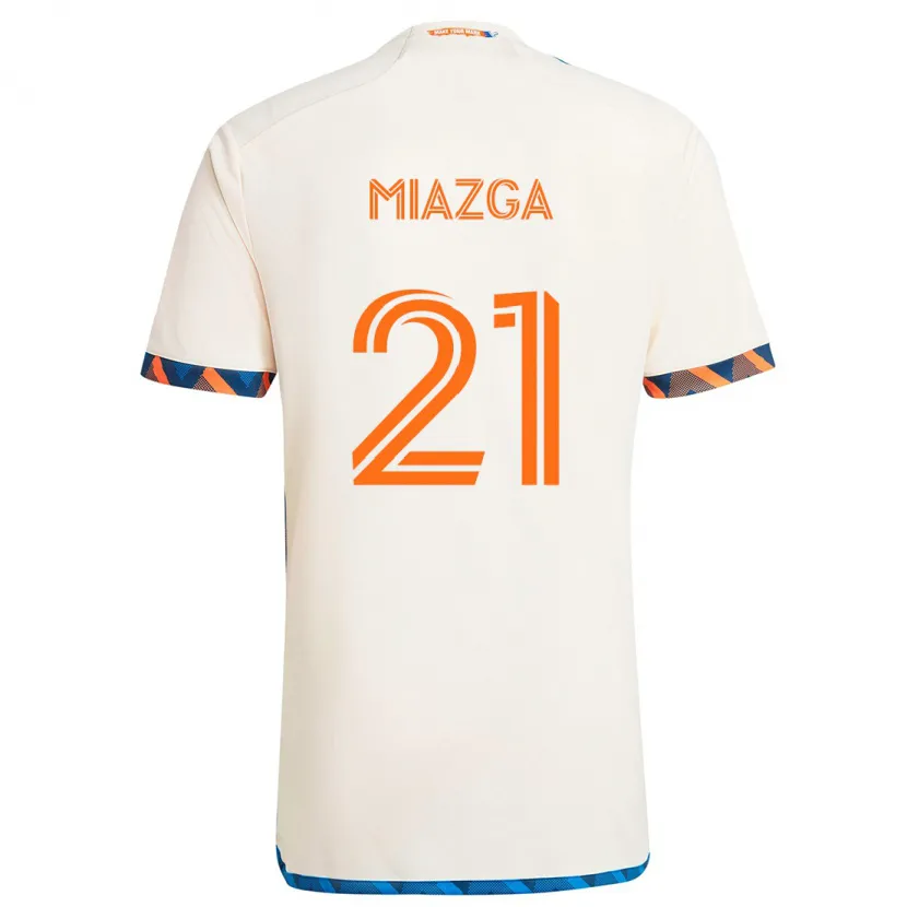 Danxen Dětské Matt Miazga #21 Bílá Oranžová Daleko Hráčské Dresy 2024/25 Dres