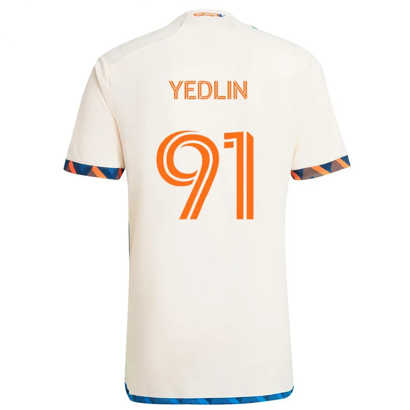 Danxen Dětské Deandre Yedlin #91 Bílá Oranžová Daleko Hráčské Dresy 2024/25 Dres