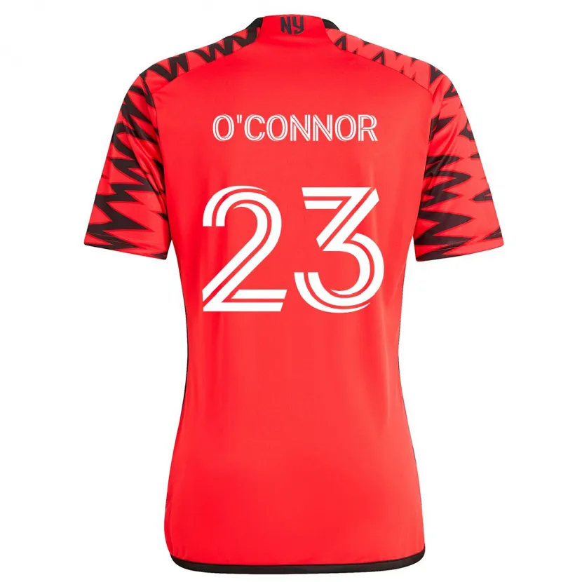 Danxen Dětské Aidan O'connor #23 Červená Černá Bílá Daleko Hráčské Dresy 2024/25 Dres