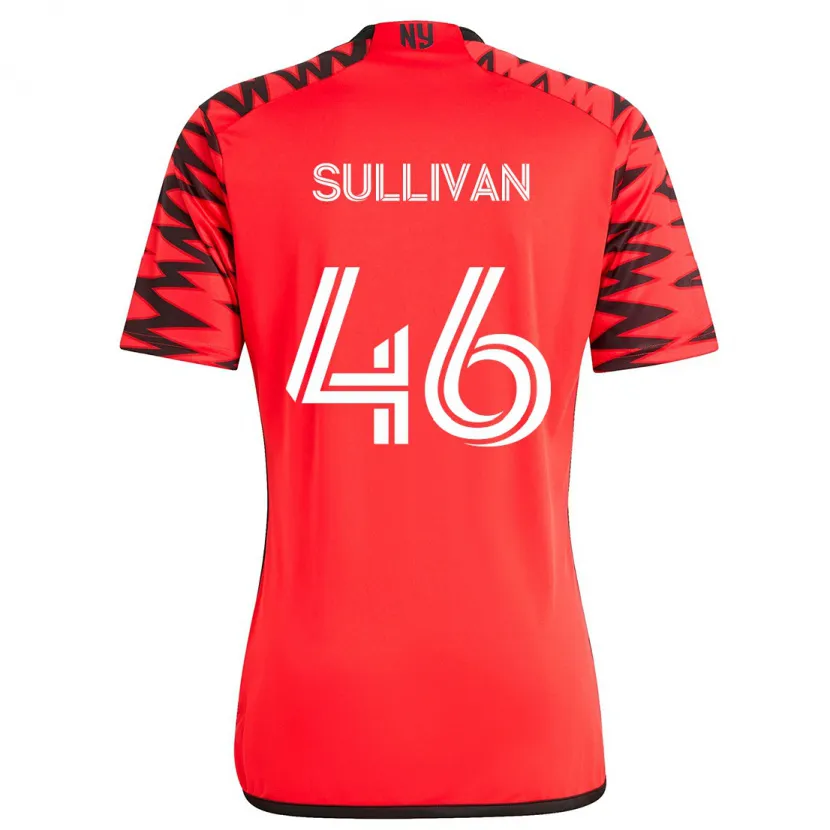 Danxen Dětské Dylan Sullivan #46 Červená Černá Bílá Daleko Hráčské Dresy 2024/25 Dres