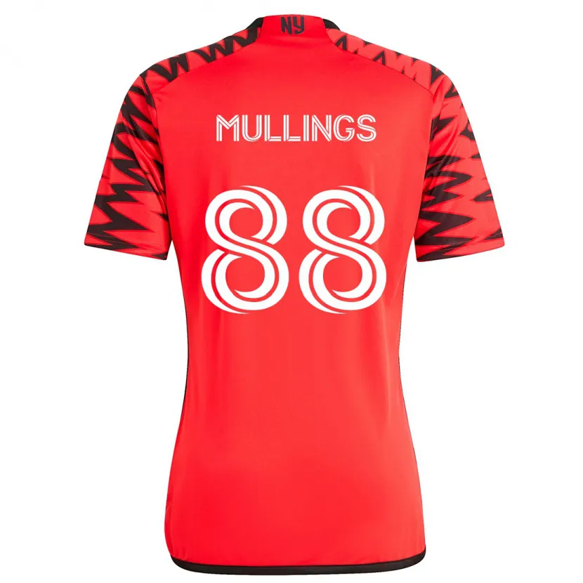 Danxen Dětské O'vonte Mullings #88 Červená Černá Bílá Daleko Hráčské Dresy 2024/25 Dres