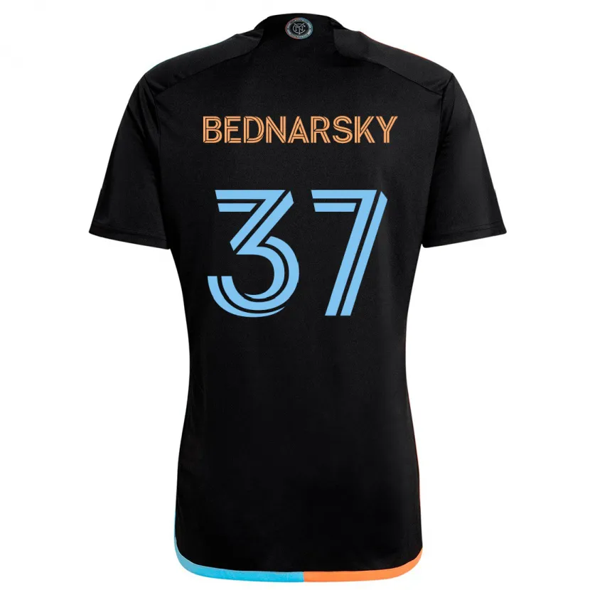 Danxen Dětské Stevo Bednarsky #37 Černá Oranžová Modrá Daleko Hráčské Dresy 2024/25 Dres