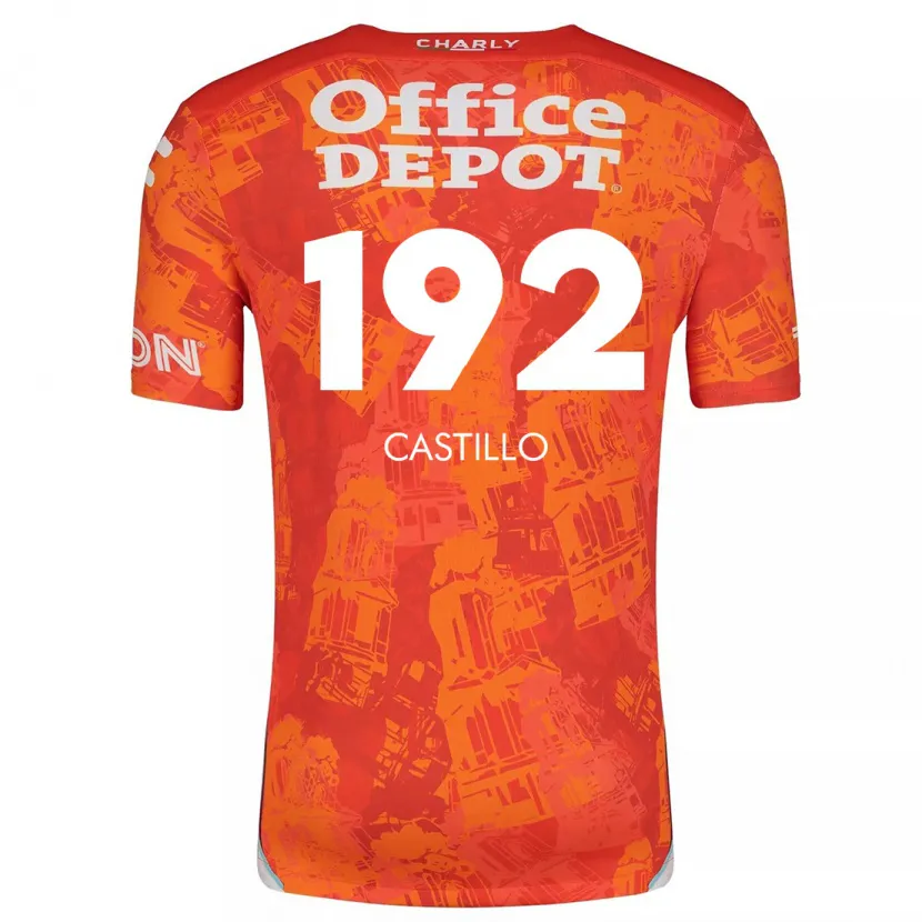 Danxen Dětské José Castillo #192 Oranžová Bílá Daleko Hráčské Dresy 2024/25 Dres