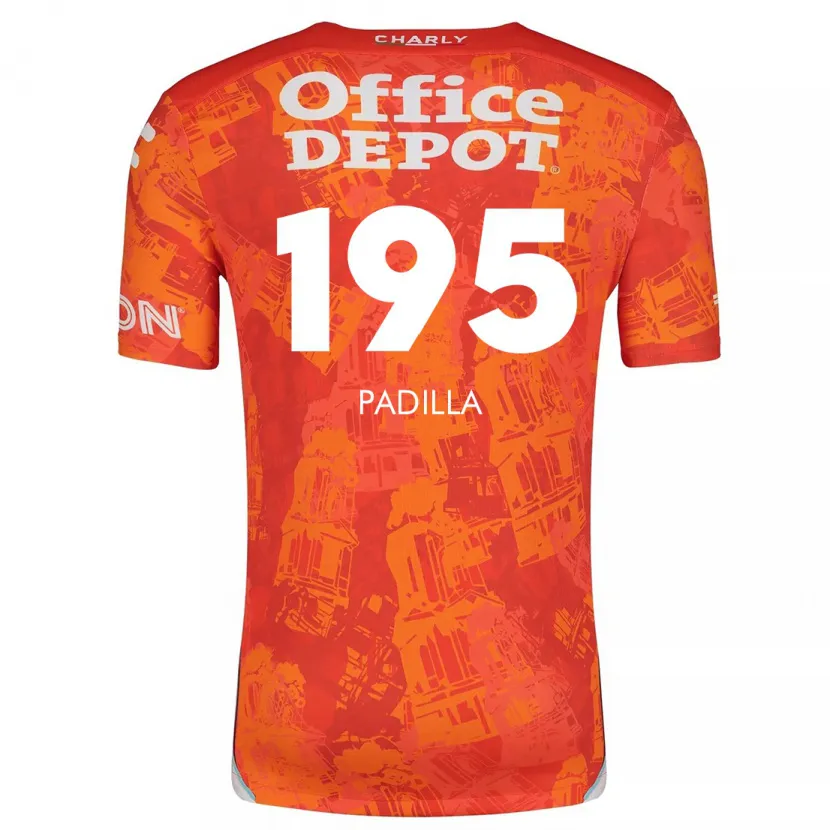 Danxen Dětské Ángel Padilla #195 Oranžová Bílá Daleko Hráčské Dresy 2024/25 Dres