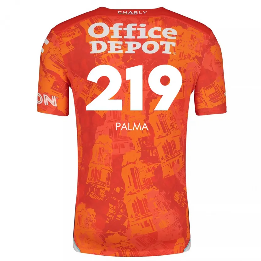 Danxen Dětské Pablo Palma #219 Oranžová Bílá Daleko Hráčské Dresy 2024/25 Dres