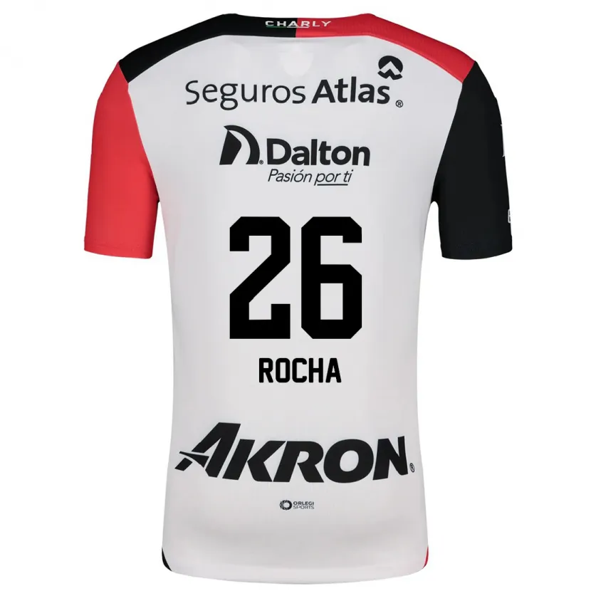 Danxen Dětské Aldo Rocha #26 Bílá Červená Černá Daleko Hráčské Dresy 2024/25 Dres