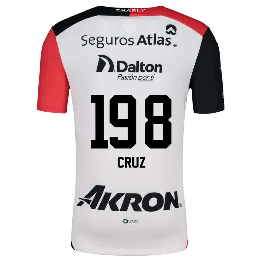 Danxen Dětské Carlos Cruz #198 Bílá Červená Černá Daleko Hráčské Dresy 2024/25 Dres