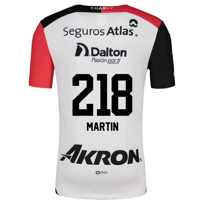 Danxen Dětské Jorge San Martín #218 Bílá Červená Černá Daleko Hráčské Dresy 2024/25 Dres