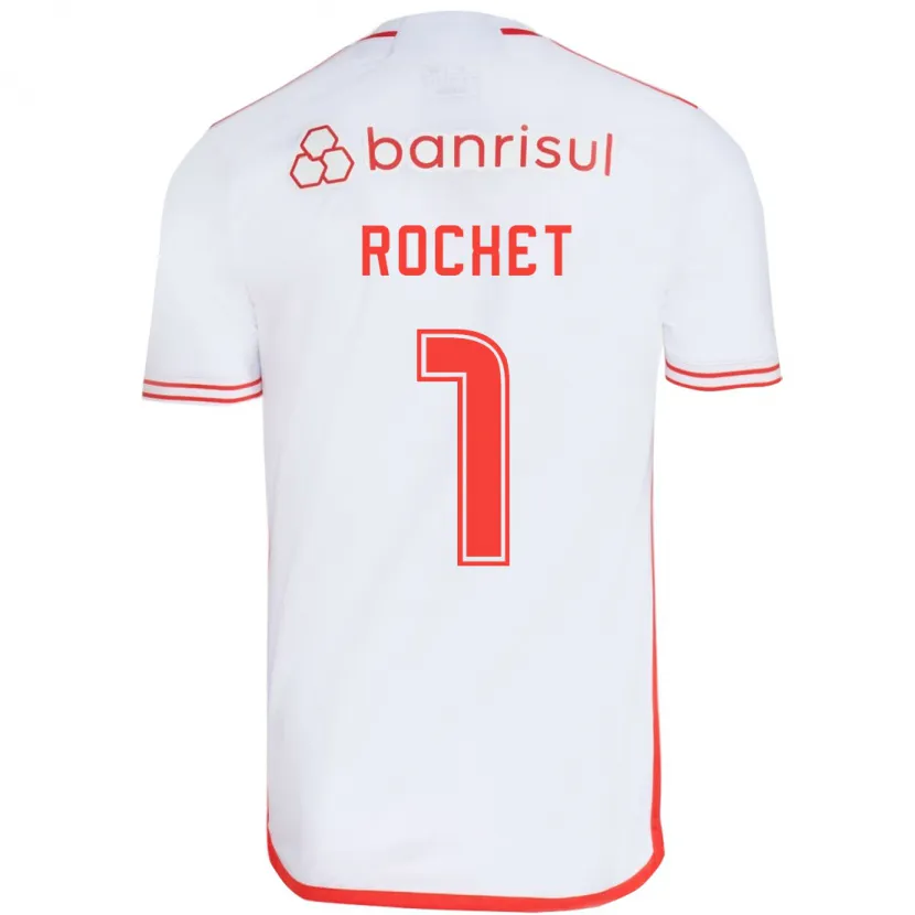 Danxen Dětské Sergio Rochet #1 Bílá Červená Daleko Hráčské Dresy 2024/25 Dres