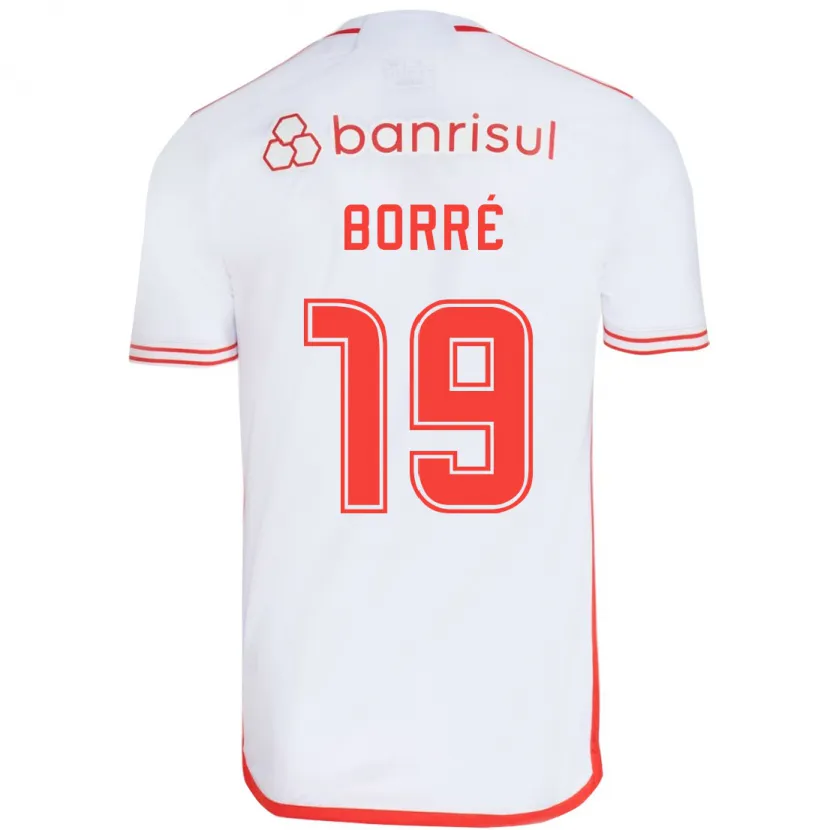 Danxen Dětské Rafael Borré #19 Bílá Červená Daleko Hráčské Dresy 2024/25 Dres