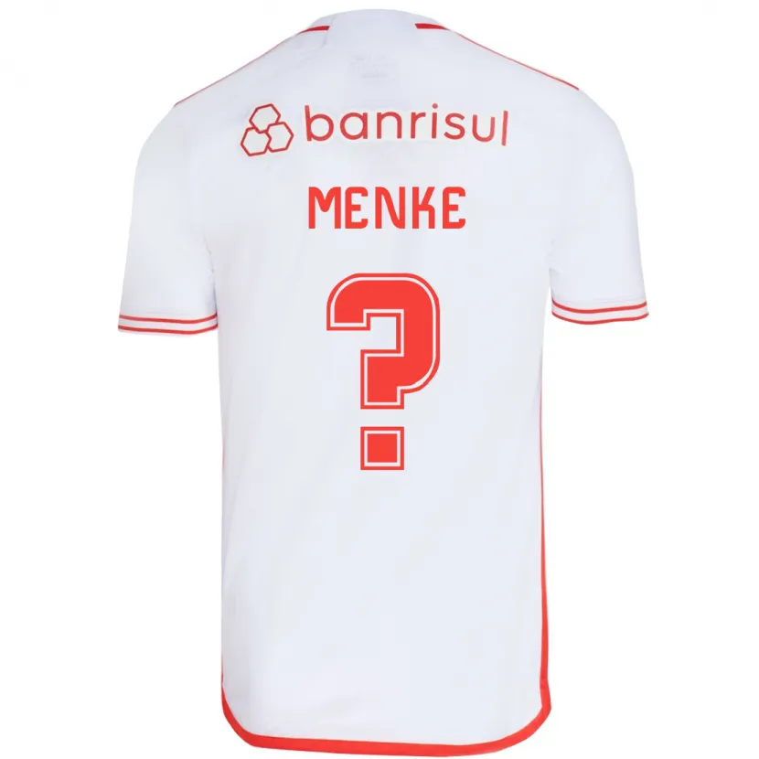 Danxen Dětské Henrique Menke #0 Bílá Červená Daleko Hráčské Dresy 2024/25 Dres