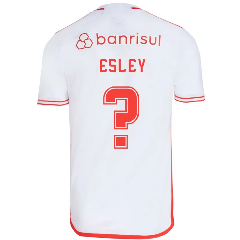 Danxen Dětské Esley #0 Bílá Červená Daleko Hráčské Dresy 2024/25 Dres