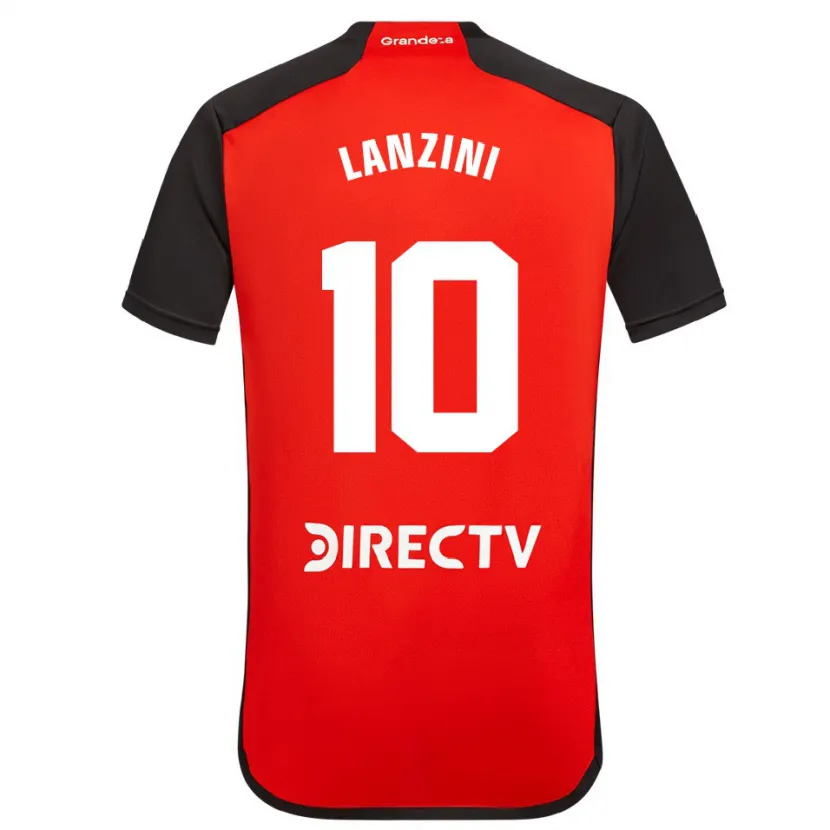 Danxen Dětské Manuel Lanzini #10 Červená Černá Bílá Daleko Hráčské Dresy 2024/25 Dres