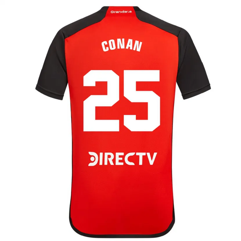 Danxen Dětské Conan Ledesma #25 Červená Černá Bílá Daleko Hráčské Dresy 2024/25 Dres