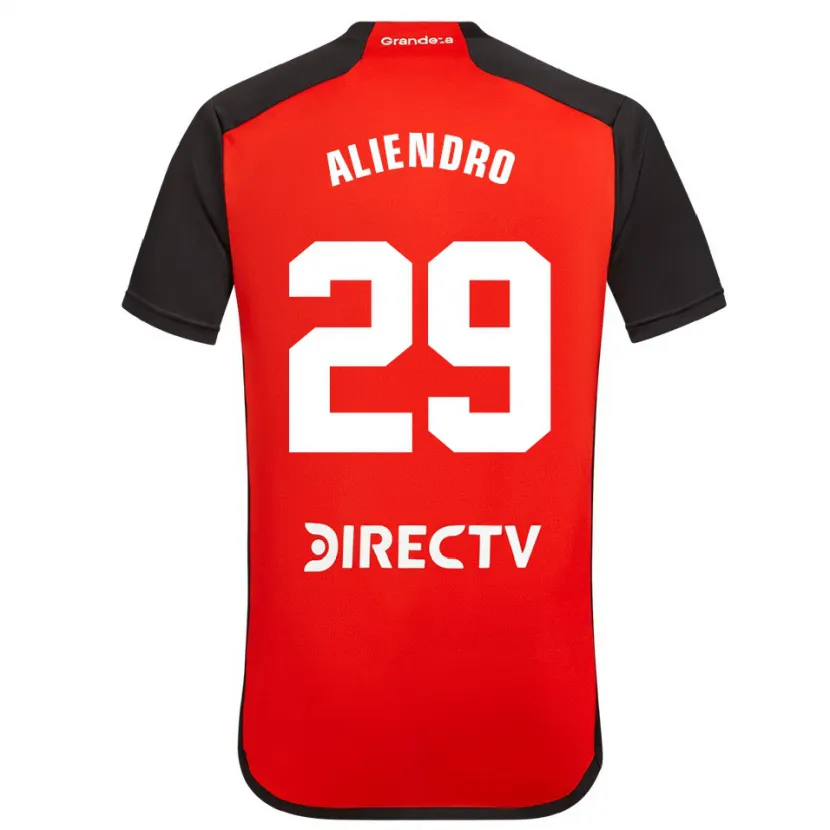 Danxen Dětské Rodrigo Aliendro #29 Červená Černá Bílá Daleko Hráčské Dresy 2024/25 Dres