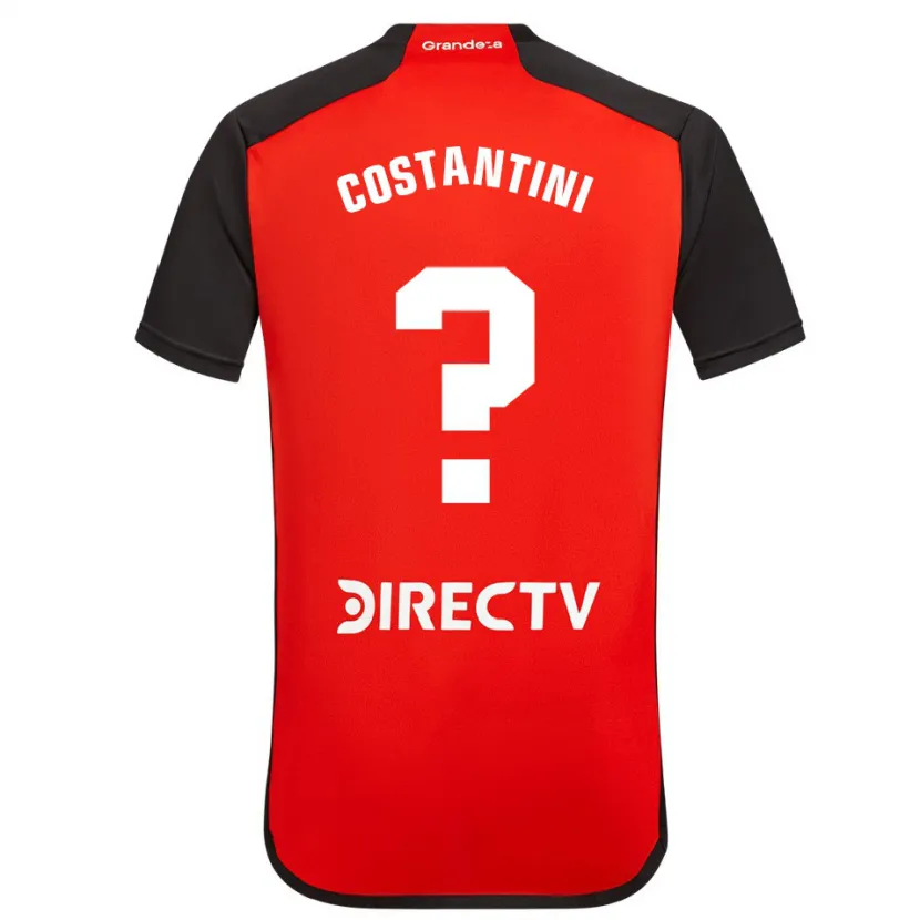 Danxen Dětské Giorgio Costantini #0 Červená Černá Bílá Daleko Hráčské Dresy 2024/25 Dres