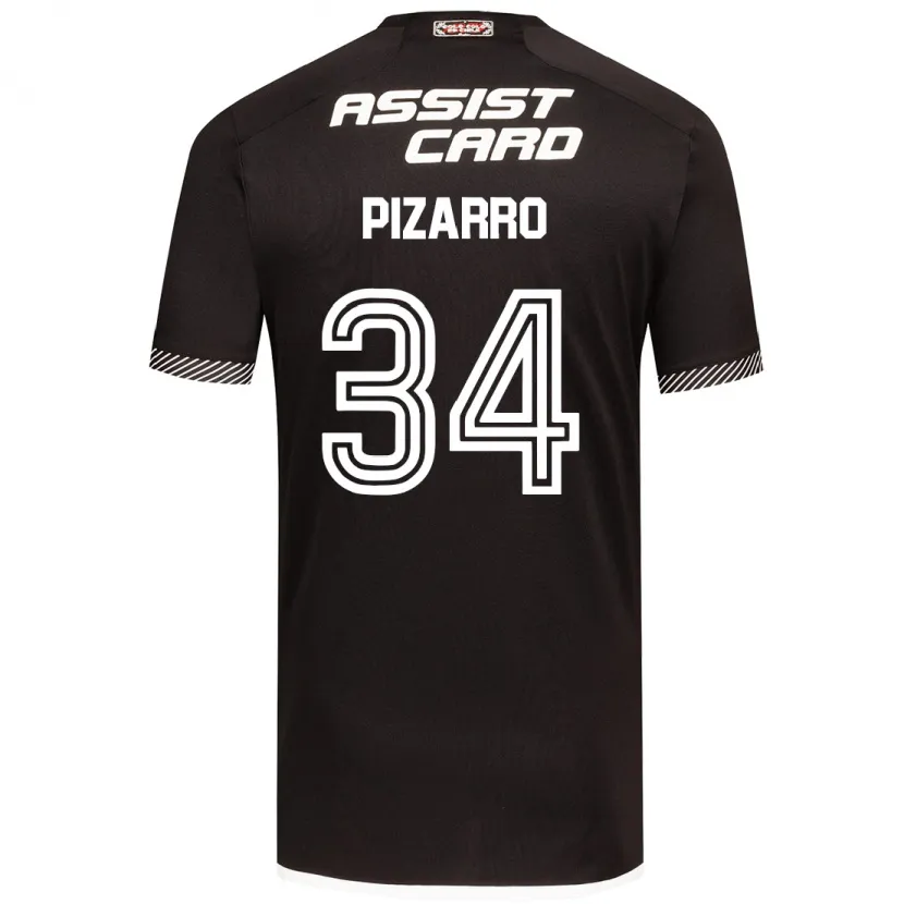 Danxen Dětské Vicente Pizarro #34 Černá Bílá Daleko Hráčské Dresy 2024/25 Dres