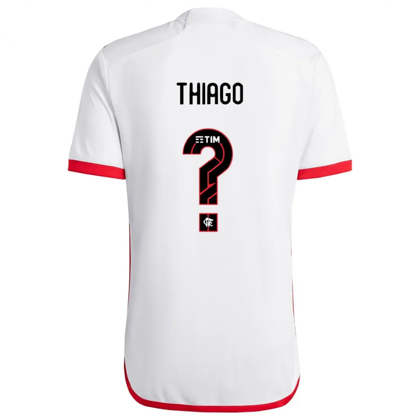 Danxen Dětské Victor Thiago #0 Bílá Červená Daleko Hráčské Dresy 2024/25 Dres