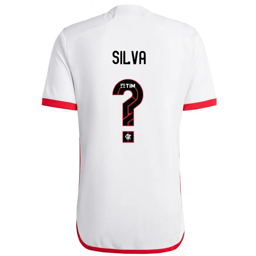 Danxen Dětské Victor Silva #0 Bílá Červená Daleko Hráčské Dresy 2024/25 Dres