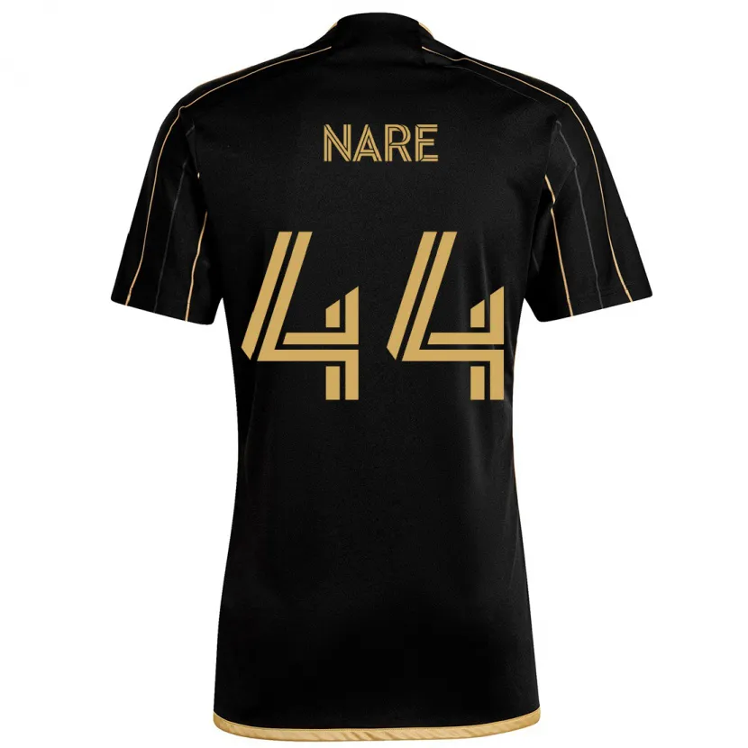 Danxen Pánské Thabo Nare #44 Černé Zlato Domů Hráčské Dresy 2024/25 Dres