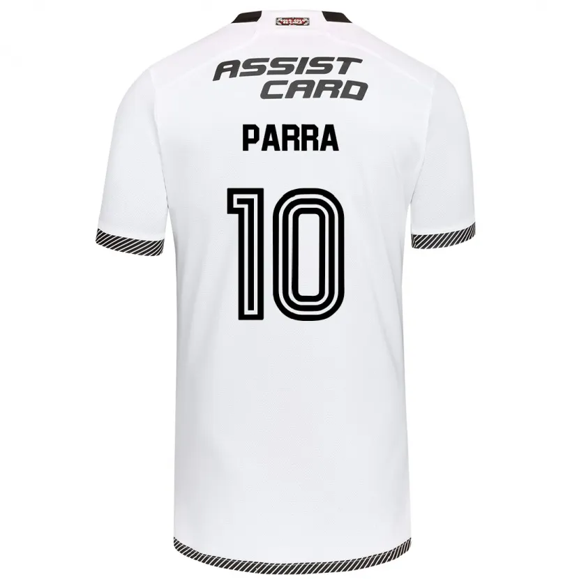 Danxen Pánské Pablo Parra #10 Bílý Černý Domů Hráčské Dresy 2024/25 Dres