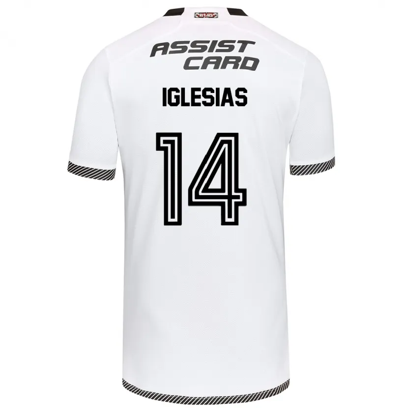 Danxen Pánské Luciano Iglesias #14 Bílý Černý Domů Hráčské Dresy 2024/25 Dres