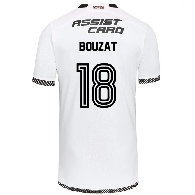 Danxen Pánské Agustín Bouzat #18 Bílý Černý Domů Hráčské Dresy 2024/25 Dres