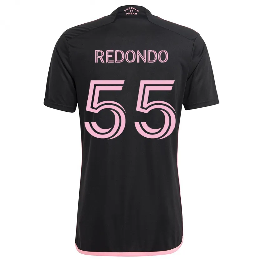 Danxen Pánské Federico Redondo #55 Černá Daleko Hráčské Dresy 2024/25 Dres