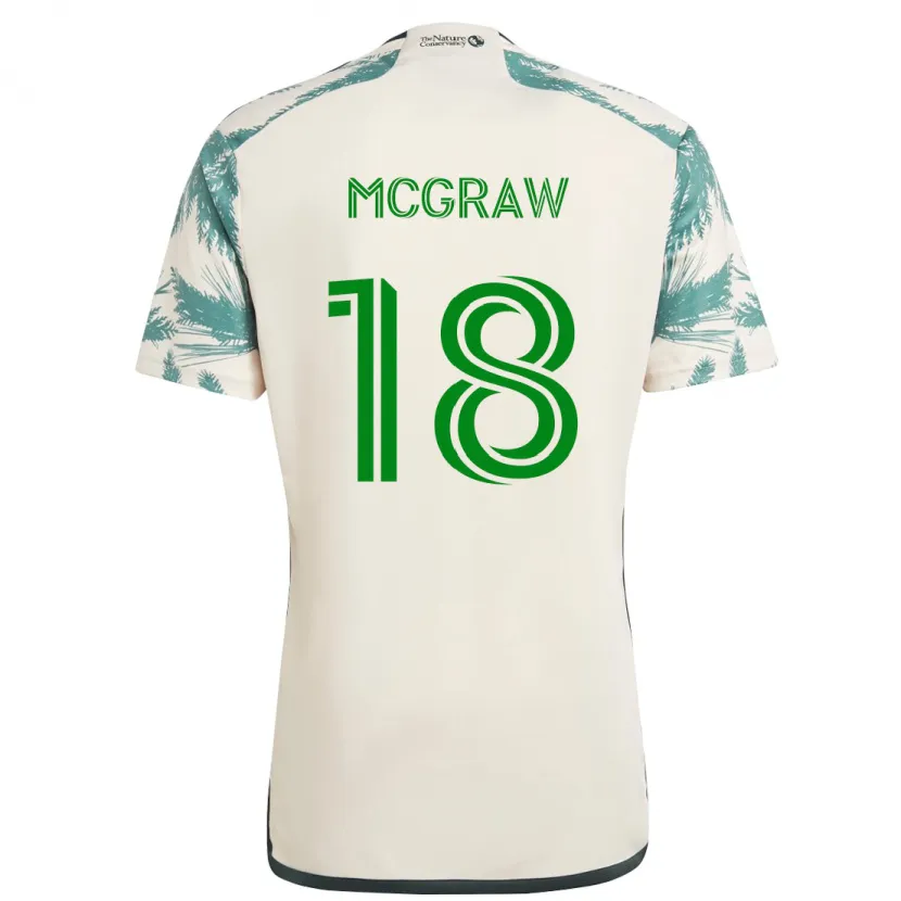 Danxen Pánské Zac Mcgraw #18 Béžová Hnědá Daleko Hráčské Dresy 2024/25 Dres